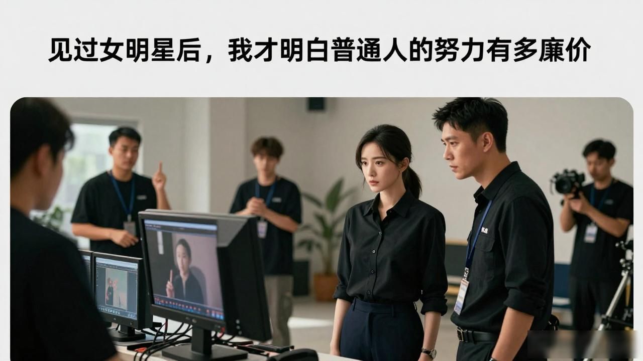 见过女明星后，我才明白普通人的努力有多廉价