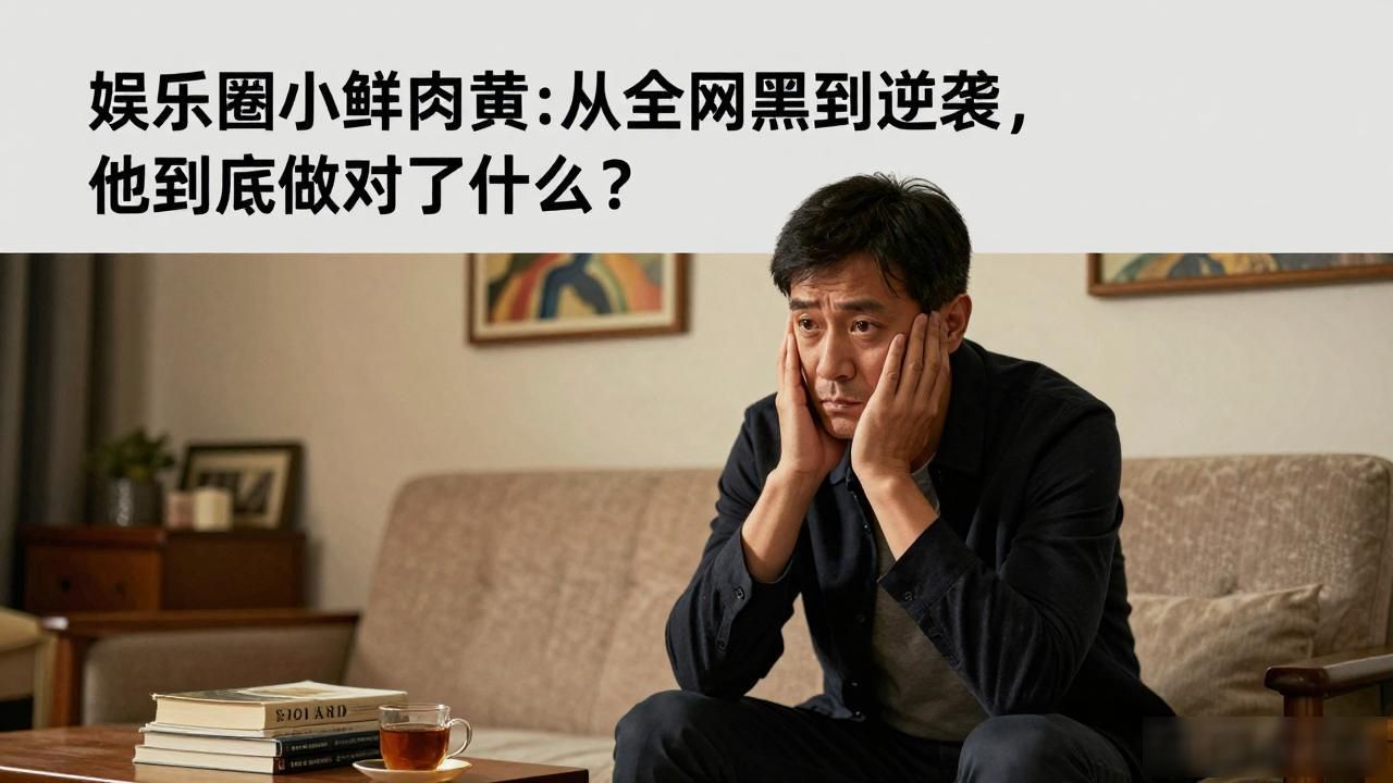 娱乐圈小鲜肉黄：从全网黑到逆袭，他到底做对了什么？