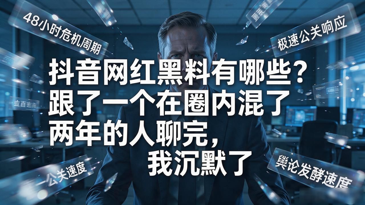 抖音黑料网红后续处理结果_抖音里的网红是有哪些黑料,_抖音黑料网传最新名单